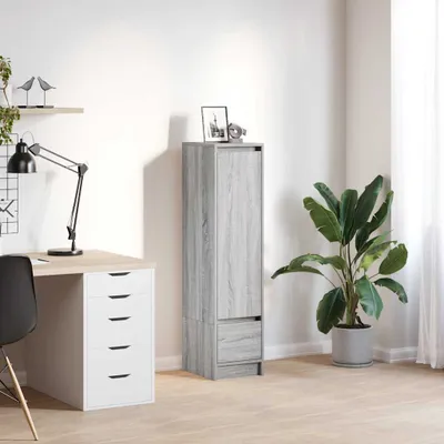 Obrázok produktu pre vidaXL Highboard Grey Sonoma 29,5x34x119,5 cm Materiál na báze dreva