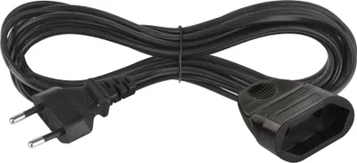 Verlängerungskabel – 5 m, schwarz