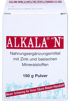 Produktbild von ALKALA N Pulver trägt zu einem normalen Säure-Basen-Stoffwechsel bei, 150 g Pulver