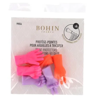 Productafbeelding van Bohin Beschermdoppen, set van 6 - Handgemaakt - 3 kleuren