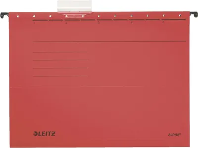 Produktbild von Závesný obal Leitz ALPHA červený