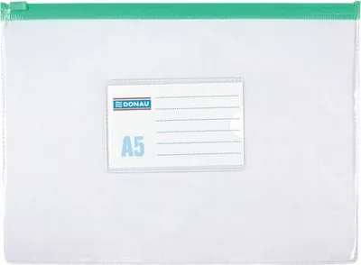 Produktbild von Zip-Beutel DONAU, PVC, A5, klar