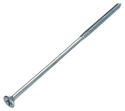Produktbild von Spanplattenschrauben Senkkopfschraube Pozi N°3 6X180 Teilgewinde Verzinkt