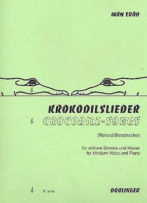Produktbild von Krokodilslieder fürmittlere Singstimme und