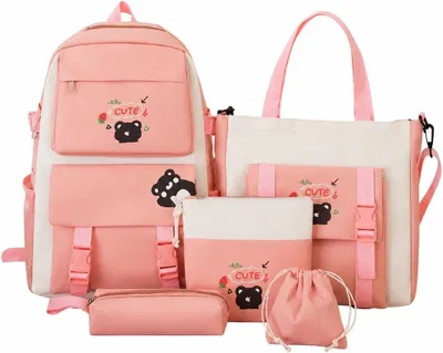 Image de Sac à dos avec boucle, 3 compartiments, spacieux, idéal pour l'école et la vie quotidienne