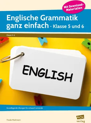 Produktbild von Englische Grammatik ganz einfach - Klasse 5-6