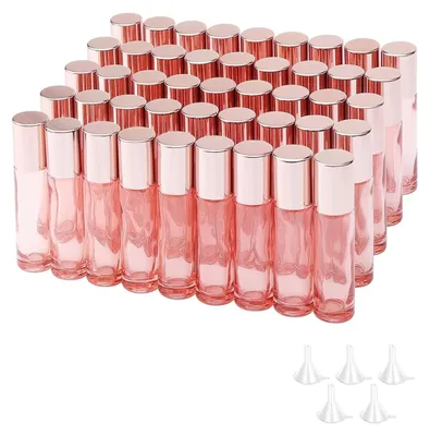 Obrázek produktu pro 45 kusů skleněných lahviček s rolničkou – opakovaně použitelné lahvičky o objemu 10 ml