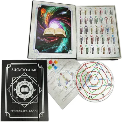 Productafbeelding van Summoning effects spellbook accessoires voor rollenspellen - 140 ringen voor voorwaarden en magie
