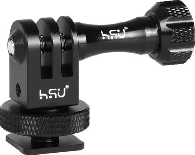 Image de Adaptateur en aluminium Unyqoos® pour GoPro – Adaptateur de montage sur trépied avec filetage 1/4"-20, compatible avec les modèles Hero 12/11/10/9/8/7/6/5/4/3, Max et Hero 11 Mini, inclut une vis de serrage
