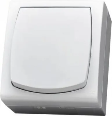 Obrázok produktu pre Ospel ŁNH-1N/00, Biela, IP44, 250 V, 16 A, 65 mm, 46 mm