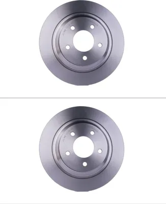 Produktbild von 2 Bremsscheiben voll Ø 72 mm 11 mm HELLA passend für MAZDA 5