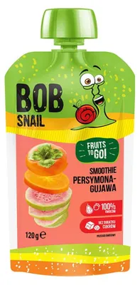 Imagen del producto de Smoothie de chirimoya y guayaba sin azúcares añadidos, Bob Snail, 120g