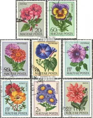 Produktbild von Briefmarken Ungarn 1968 Mi 2452A-2459A (kompl.Ausgabe) gestempelt So.-Ausg. Gartenblumen