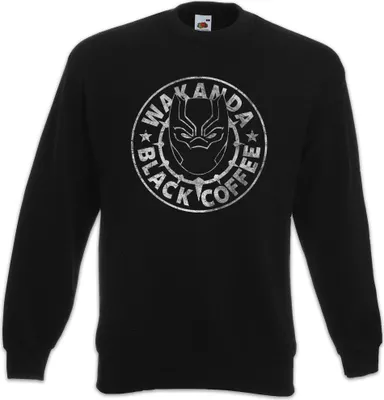 Produktbild von Urban Backwoods Wakanda Black Coffee, Sweatshirt, Farbe: Schwarz, Größe: L