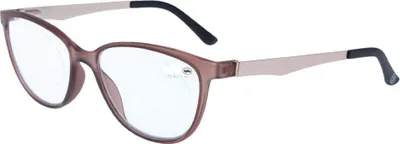 Produktbild von B&S READY READER PLASTIC MATT COCOA +1.5 | Elegante Lesebrille in Matt-Cocoa