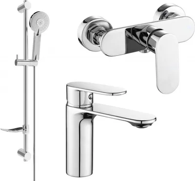 Produktbild von Mexen Milo DF40 Brausegarnitur, Chrom - 71304DF40-00