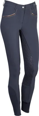 Produktbild von Harrys Horse Reithose DENICI CAVALLI ROSEGOLD navy Full Grip, Größe:164