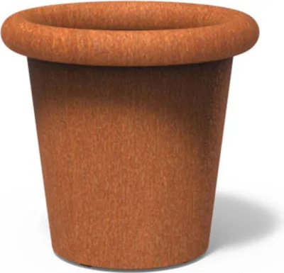 Produktbild von Adezz Tube Pflanzgefäß rund aus Corten-Stahl Pflanzkübel Blumentopf