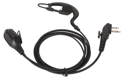 Image de Casque oreillette pour talkie-walkie, de forme en C, radio bidirectionnelle pour Hytera BD502, BD502i, PD502, PD550, PD562, TD500, TD562