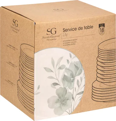 Produktbild von Porzellanservice LILY für 6 Personen, 18-tlg.