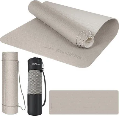 Produktbild von Famanu Yogamat Antislip - Gepolstert, 183 cm x 61 cm x 0,6 cm
