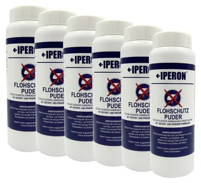 Produktbild von 6 x 100 g IPERON® Flohschutz Puder