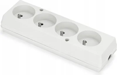 Immagine prodotto di Presa, striscia di presa Montis splitter bianco