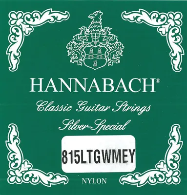 Produktbild von Hannabach 815LTGWMEY silver special - low (grün) - Spezialsatz