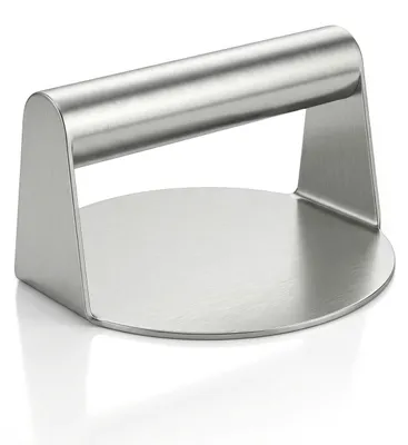 Obrázok produktu pre Lis na hamburgery Arendo z nehrdzavejúcej ocele, na smash burgre, lis na hamburgery, priemer 14 cm (5,5 palca), ľahko sa čistí, odolný voči teplu, bez zápachu, vhodný na styk s potravinami