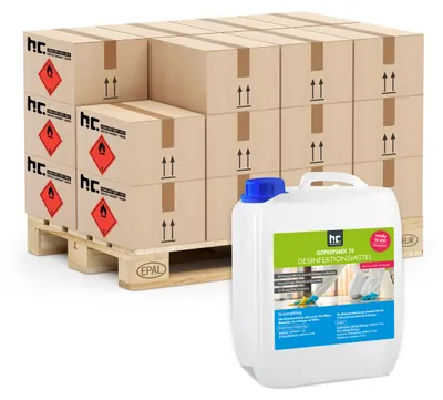Produktbild von 48x 5 L Isopropanol 70 - Desinfektionsmittel für Oberflächen