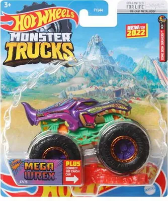 Produktbild von Hot Wheels Monster Trucks Mega Wrex Comic Book