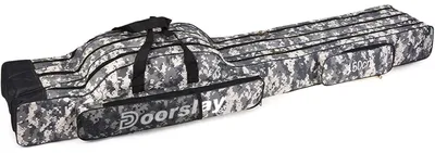 Productafbeelding van Angeltas, transporttas voor hengels, beschermhoes voor visgerei, camouflage, 150 cm
