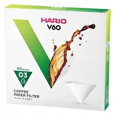 Produktbild von Hario V60-03 Papierfilter für Drip 40 Stück natur