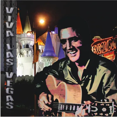 Produktbild von ARTland Wandbild Alu für Innen & Outdoor Elvis Presley Größe: 30x30 cm