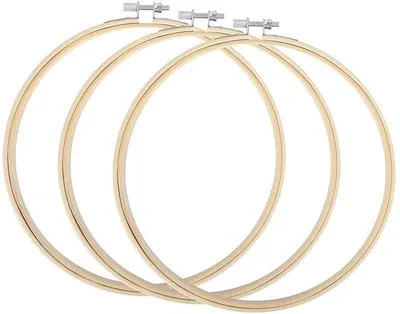 Obrázok produktu pre Sada 3 vyšívacích puzdier z bambusu, 25 cm