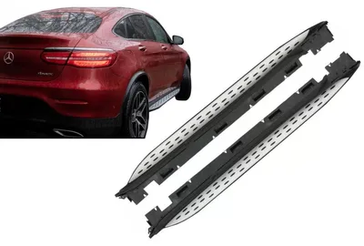 Productafbeelding van Instaplijsten, dorpellijsten en zijschutbalken voor Mercedes GLC-klasse (X253) vanaf 2015 en GLC Coupé (C253) vanaf 2016.
