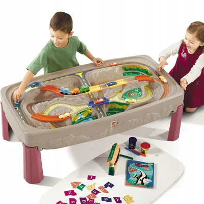 Obrázek produktu pro Step2 Deluxe Canyon Road Train & Track Table, 3 rok/roky, Plast, 9,7 kg, Vícebarevný
