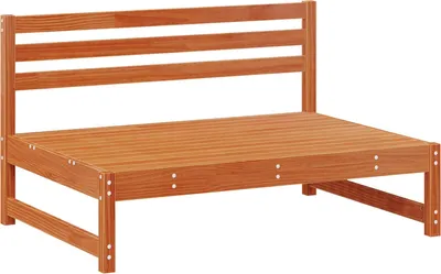 Zdjęcie produktu dla vidaXL Sofa ogrodowa z litego drewna sosnowego w kolorze brązowym