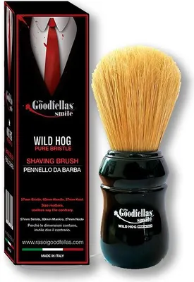Produktbild von The Goodfellas' smile Wild Hog Rasierpinsel Reine Borste