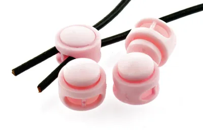 Produktbild von Vintageparts Bandstopper in Rosa 17 mm, 10 Stück