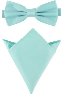 Produktbild von Ladeheid Herren Schmale Fliege & Einstecktuch Set M/P (12cm x 6cm, 22cm x 22cm)