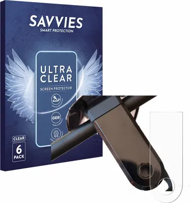 Produktbild von 6x Für NIU KQi3 Max Schutzfolie Savvies Displayschutz Display Schutz Folie Klar Transparent
