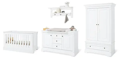 Produktbild von Kinderzimmer-Set 'Emilia' extrabreit inkl. Wandregal, 4-tlg.
