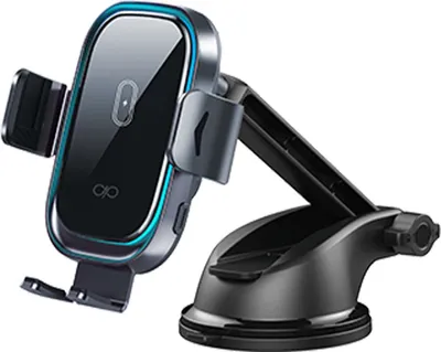 Produktbild von Force Power, Auto Handyhalterung 15 W Qi Kabellos Verstellbarer Arm, Schwarz