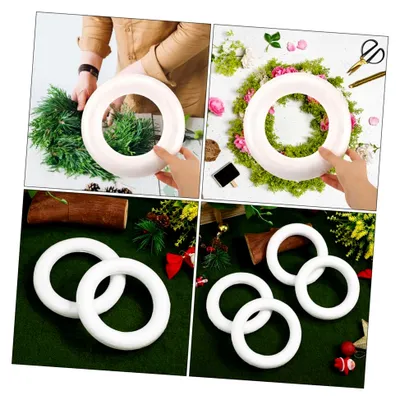 Produktbild von 10 Stück Schaumstoffkranzrohlinge zum Basteln