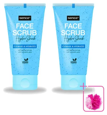 Productafbeelding van 2 x Sence Gelaatsscrub voor alle huidtypes - 150 ml - Voordeelverpakking - 2 stuks