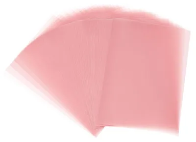 Vellumpapier 65 Blatt 5x7, transparent, 100 g/m², rosa