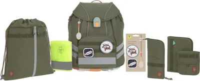 Produktbild von Lässig School Set Unique Olive TB062021-5273 7Tlg. Schulranzenset