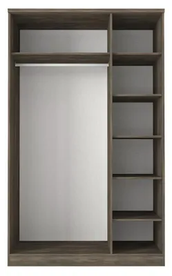 Produktbild von Kleiderschrank Schlafzimmer Moderne Möbel Braun Holz Luxus Design