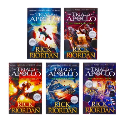 Immagine prodotto di Trials of Apollo – 5‑Bücher‑Set von Rick Riordan, Paperback (Shrinkwrap)